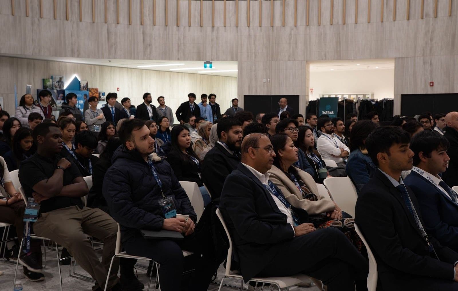 Audience at TechTrack 2026 opening